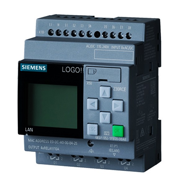 [S17470] MODULO LOGO 230 RCE-ETHERNET 8.4 E/4S 115-230VAC. 6ED1052-1FB08-0BA2  COD: S17470