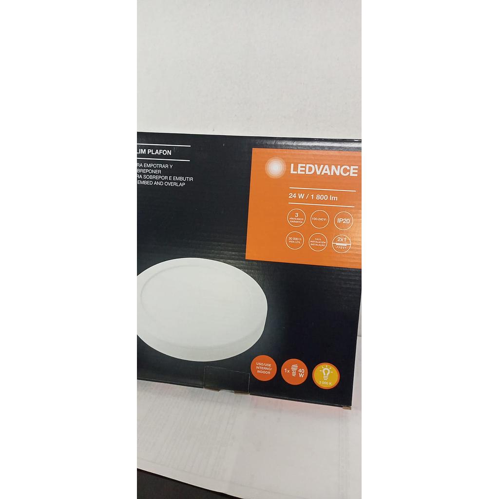 [LER46175] LUMINARIA SOBREPUESTA REDONDA LED 24W 3000K 7014218  COD: LER46175