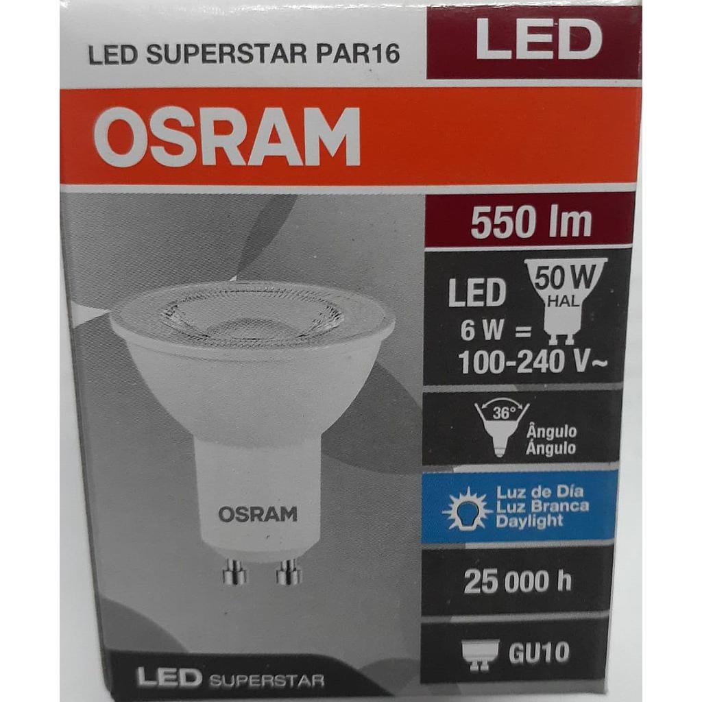 [LER46013] FOCO DICROICO LED 6W GU10 6500K  7016462  COD: LER46013