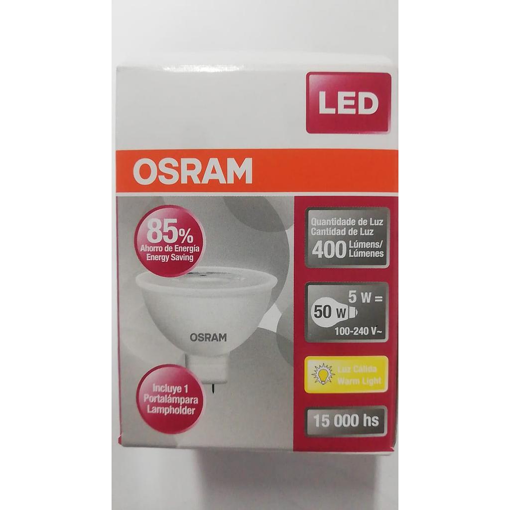 [LER46005] FOCO DICROICO LED 5W 3000K MR16 / GU5.3 7014707  COD: LER46005