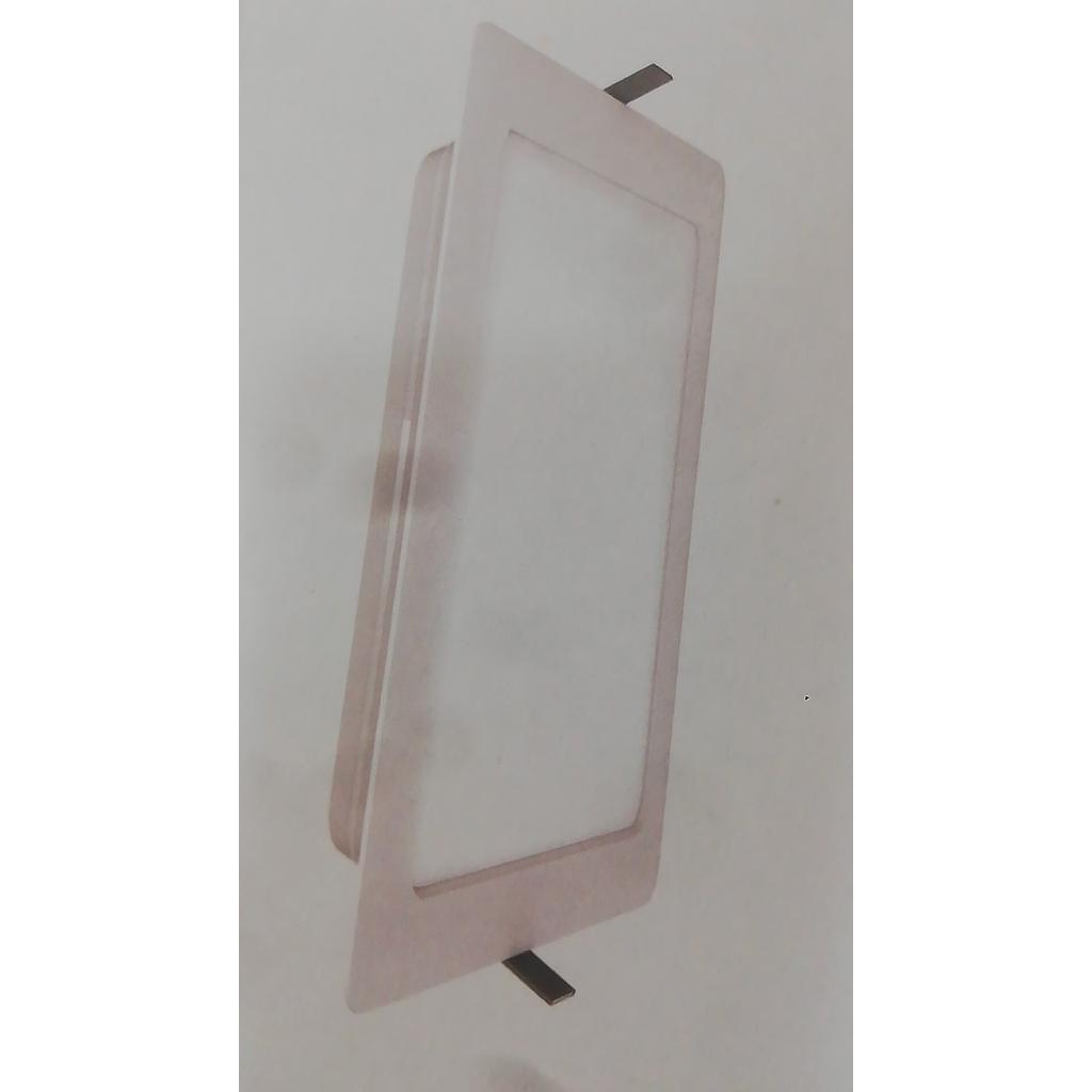 [LE46109] PANEL LED EMPOTRABLE CUADRADO BLANCO 18W 3000K  COD: LE46109