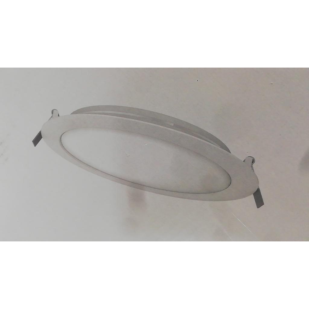 [LE46107] PANEL LED EMPOTRABLE REDONDO BLANCO 18W 6500K  COD: LE46107