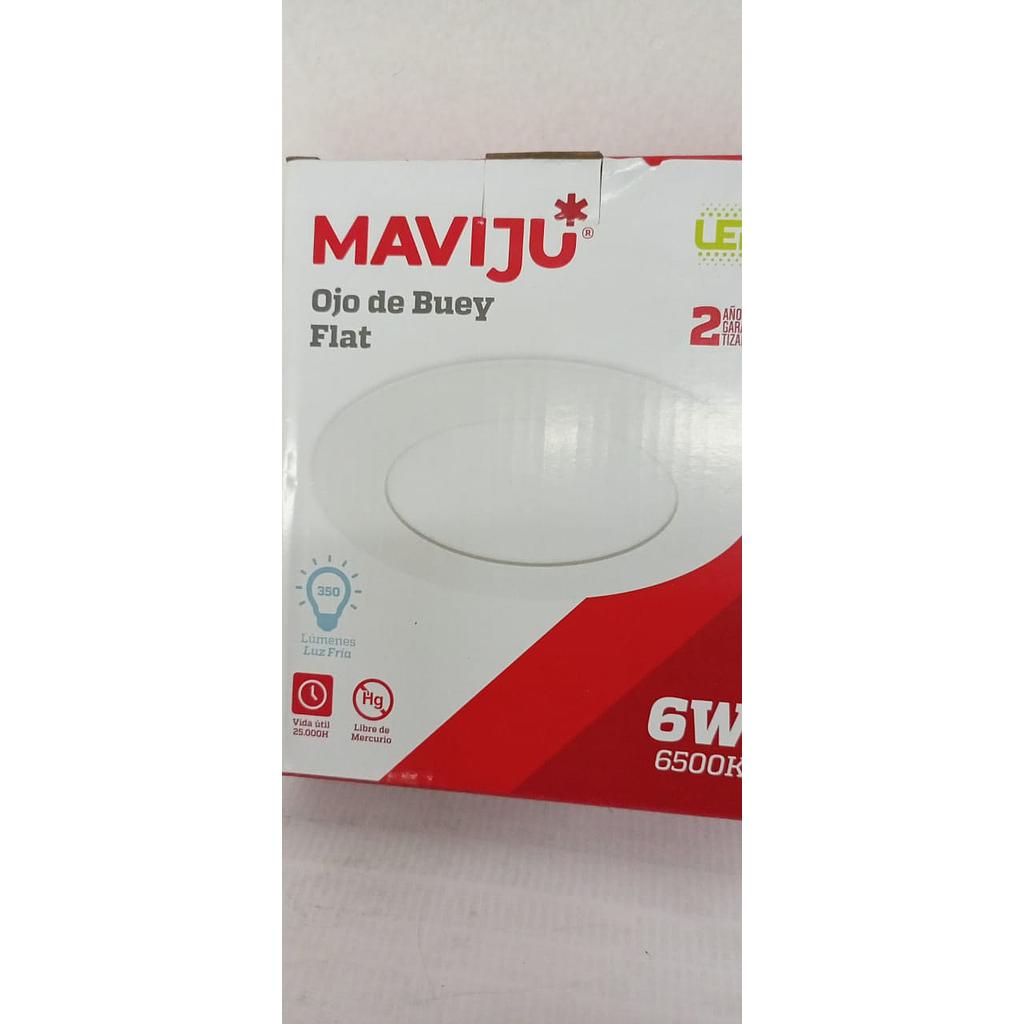 [LE46123] PANEL LED EMPOTRABLE REDONDO BLANCO 6W 6500 K  COD: LE46123