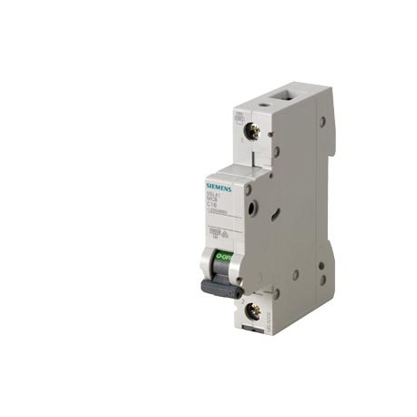 [S23622] BREAKER RIEL DIN 1P 1A 230/400V 10KA 5SL4101-7MB   COD: S23622
