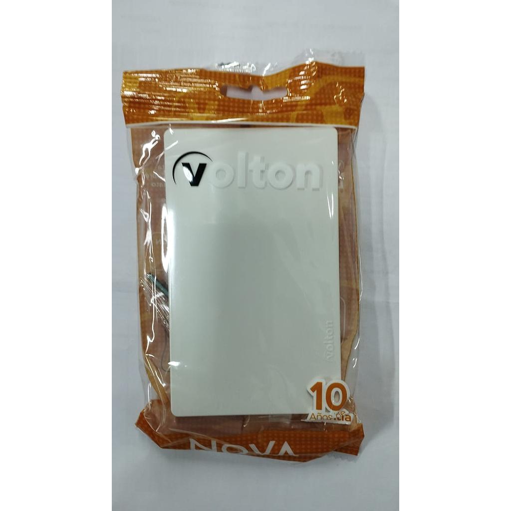 [VN20701] PLACA CIEGA BLANCO NOVA VEPB020701  COD: VN20701