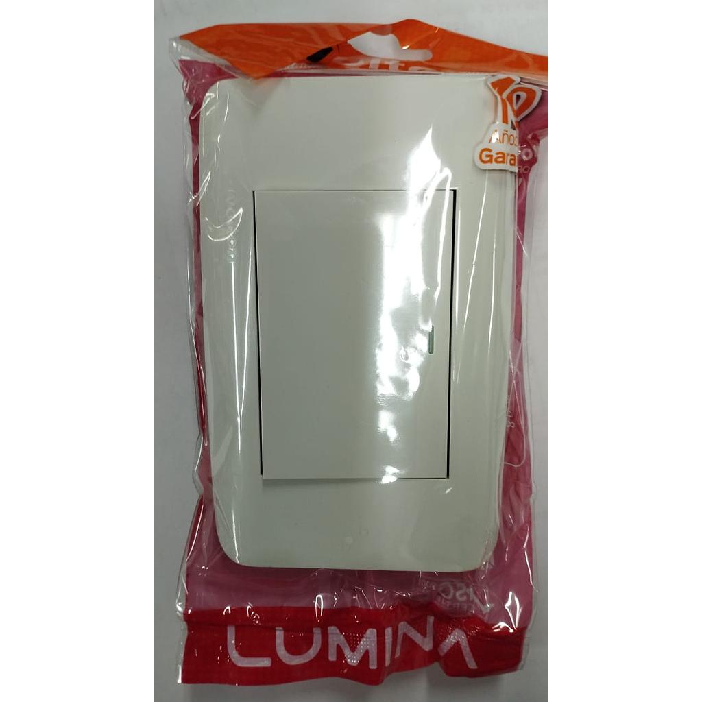 [VL30101] INTERRUPTOR SENCILLO 10A 125-250V
BLANCO LUMINA VEPB030101  COD: VL30101