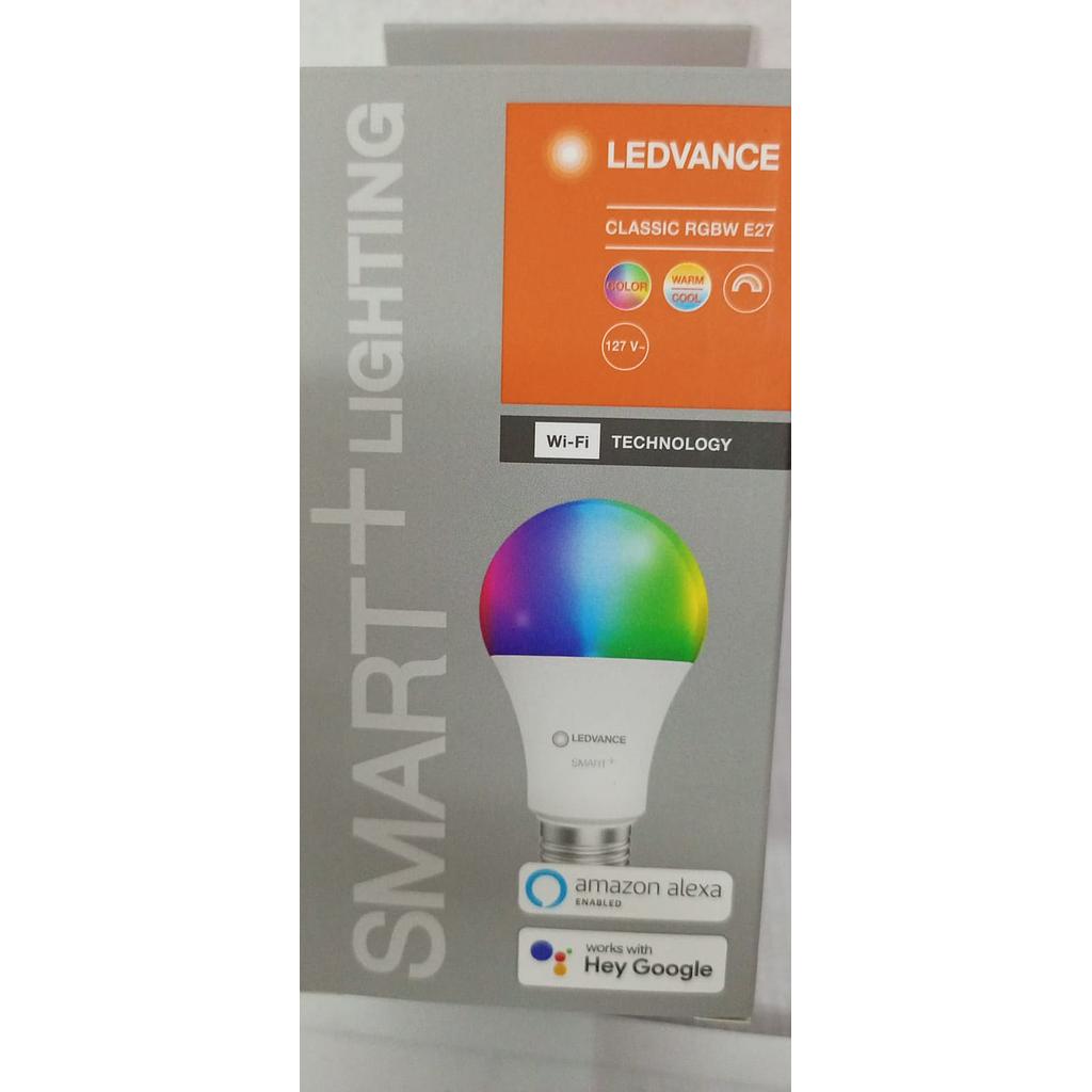 [LER42010] FOCO LED SMART + WIFI 9W 127V RGBW E27 7017456  COD: LER42010