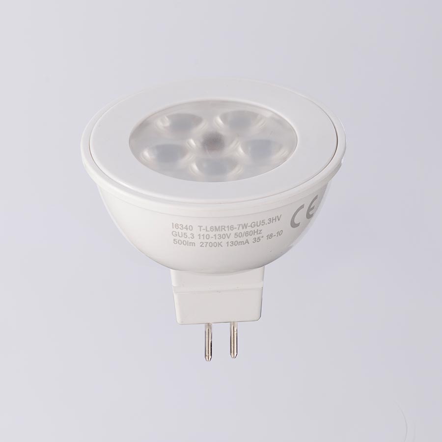 [LE46025] FOCO DICROICO LED 7W 6200K  110-130VAC GU5.3 MR16  COD: LE46025