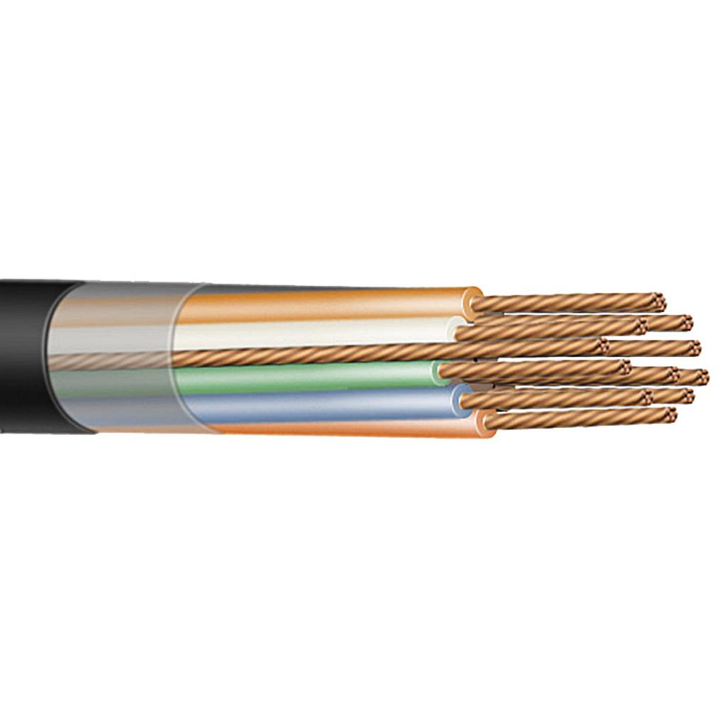 [CTP60540] CABLE DE CONTROL 12X16 AWG (INCLUYE TIERRA V/A) NUMERADO, 1000V, VV-K  COD: CTP60540
