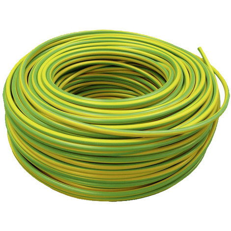 [CTP40490] CABLE FLEXIBLE 2AWG VERDE/AMARILLO, 750V H07Z1-K (AZ)  COD: CTP40490
