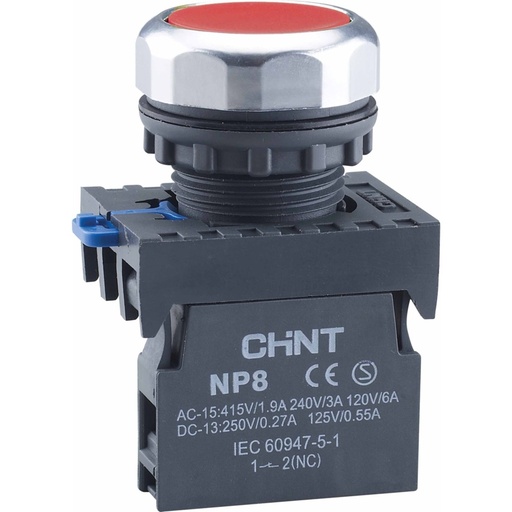 [CH40420] PULSADOR ROJO NP8-01BND/4 110VAC 667247 CH