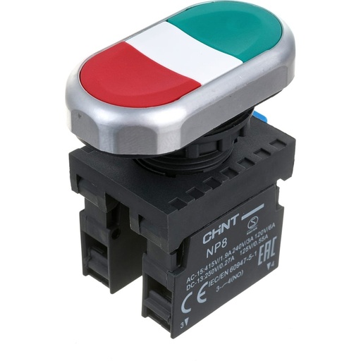 [CH40433] PULSADOR DOBLE COMPLETO NP8-11S 667178