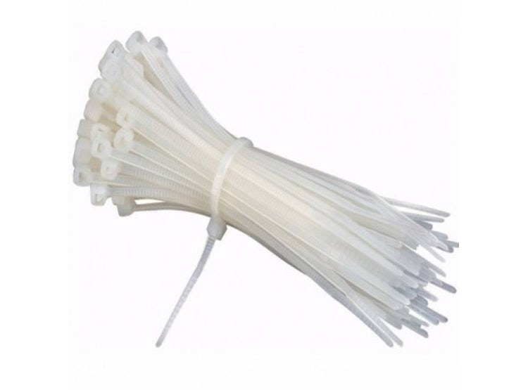 [A10150] AMARRA PLASTICA 20 CM BLANCA  COD: A10150