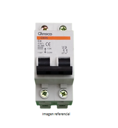 [B18139] BREAKER RIEL DIN 2P 2A CAMSCO  COD: B18139